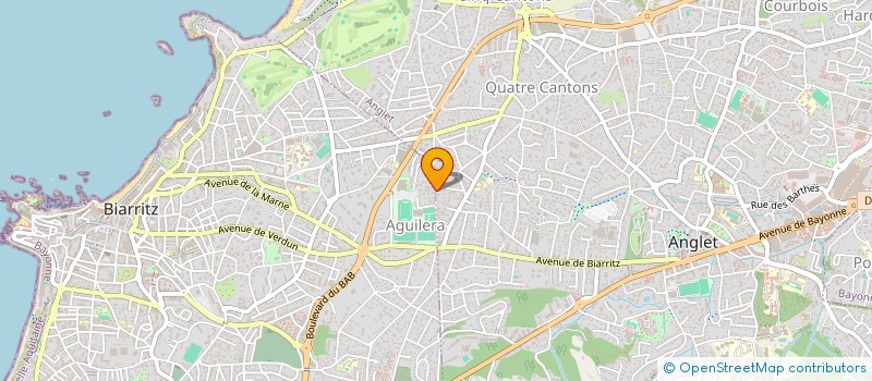 localisation de l'entreprise MADAME LYDIA BERIAIN  ANGLET