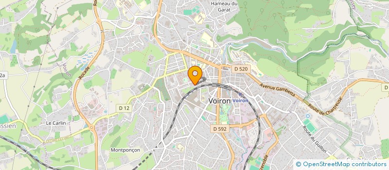 localisation de l'entreprise MADAME LYDIA BOUAMARA à VOIRON