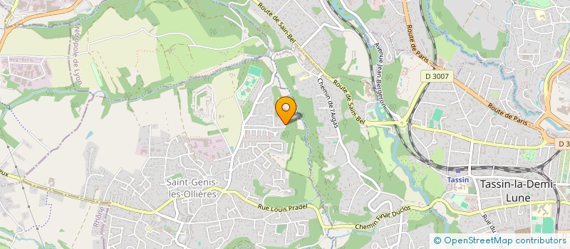 localisation de l'entreprise MADAME LYDIA BOUARAB  SAINT-GENIS-LES-OLLIERES