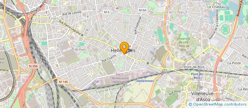 localisation de l'entreprise MADAME LYDIA BOUDRARENE à LILLE