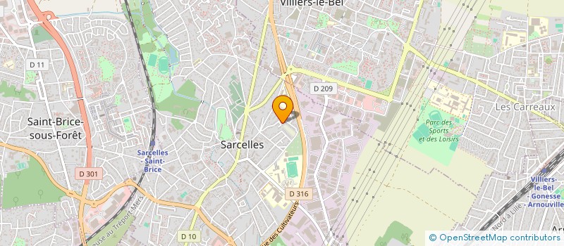 localisation de l'entreprise MADAME LYDIA BOUFATIS à SARCELLES