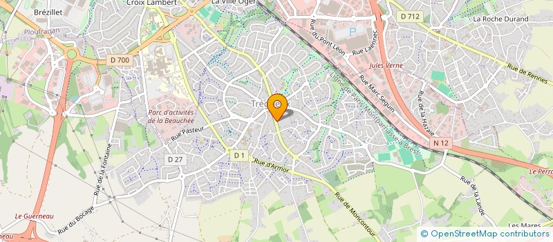 localisation de l'entreprise MADAME LYDIA BREXEL  TREGUEUX