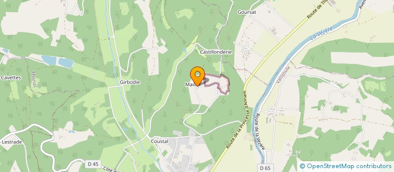 localisation de l'entreprise MADAME LYDIA BRONDERS  THONAC