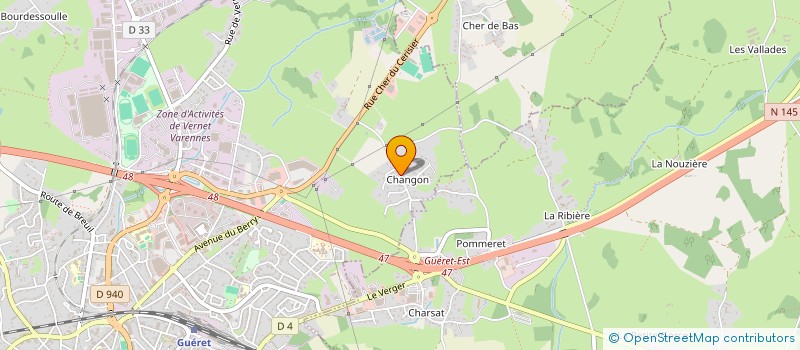 localisation de l'entreprise MADAME LYDIA BRUN à GUERET