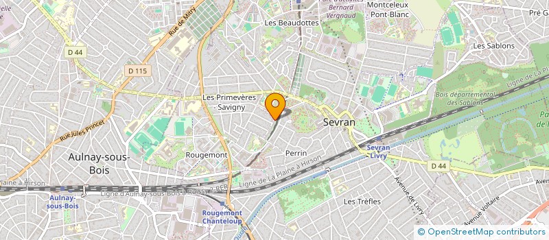 localisation de l'entreprise MADAME LYDIA BURKE à SEVRAN