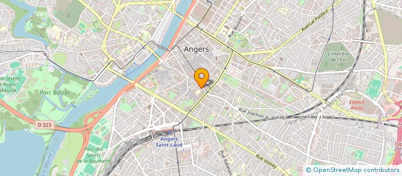 localisation de l'entreprise MADAME LYDIA CALLET à ANGERS
