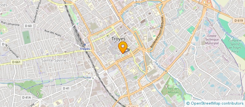 localisation de l'entreprise MADAME LYDIA CELLAROSI  TROYES