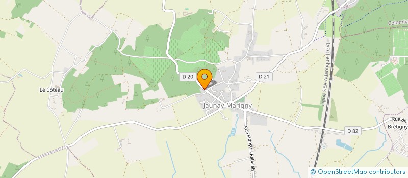 localisation de l'entreprise MADAME LYDIA CHENNEBAULT  JAUNAY-MARIGNY