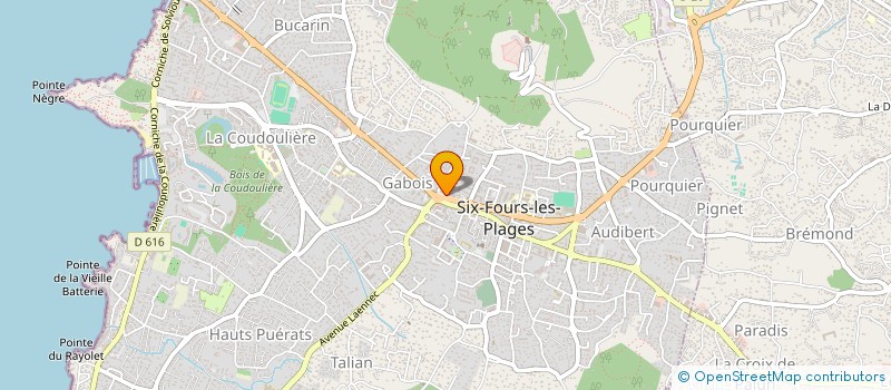 localisation de l'entreprise MADAME LYDIA CHESSA à SIX-FOURS-LES-PLAGES