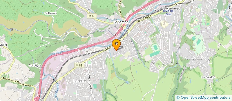 localisation de l'entreprise MADAME LYDIA CICCARELLI  LORETTE