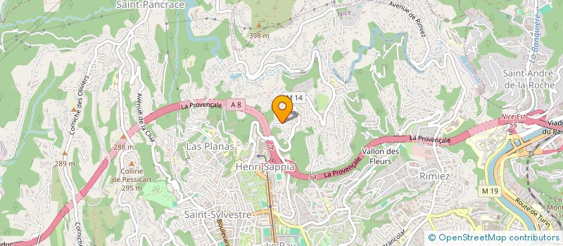 localisation de l'entreprise MADAME LYDIA DAOUD  NICE