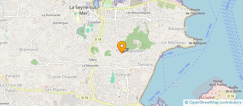 localisation de l'entreprise MADAME LYDIA DARMON à LA SEYNE-SUR-MER