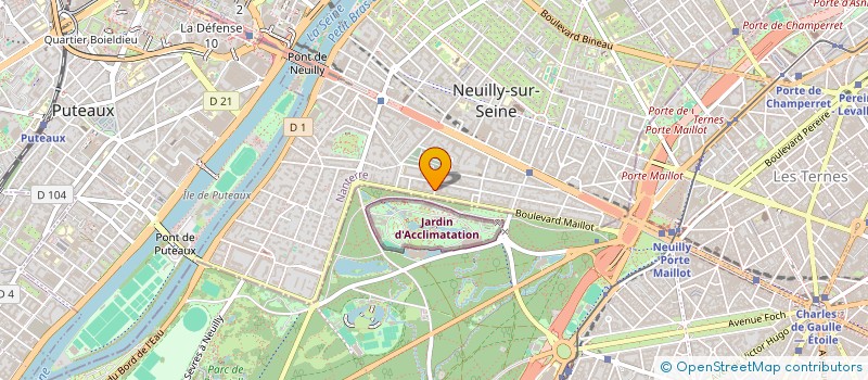 localisation de l'entreprise MADAME LYDIA DAVID à NEUILLY-SUR-SEINE