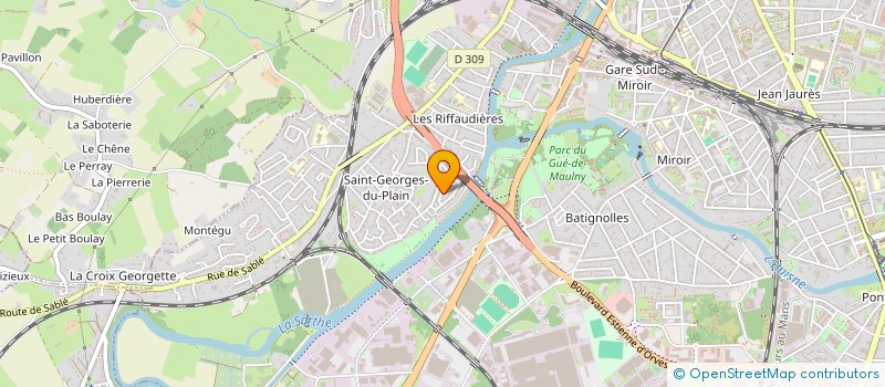 localisation de l'entreprise MADAME LYDIA DEBEZE  LE MANS