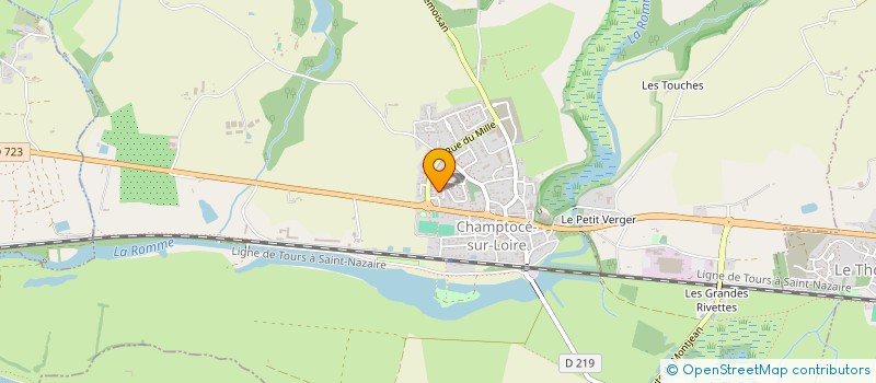 localisation de l'entreprise MADAME LYDIA DELIOT  CHAMPTOCE-SUR-LOIRE