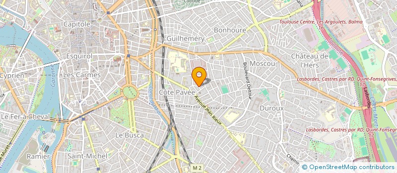 localisation de l'entreprise MADAME LYDIA DELLA VITTORIA à TOULOUSE