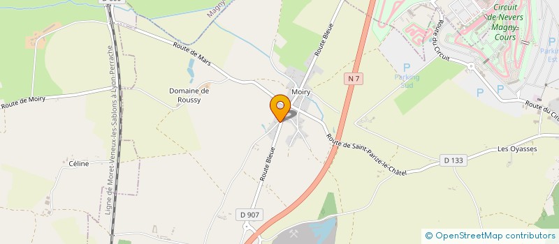 localisation de l'entreprise MADAME LYDIA DESGRANGES  SAINT-PARIZE-LE-CHATEL