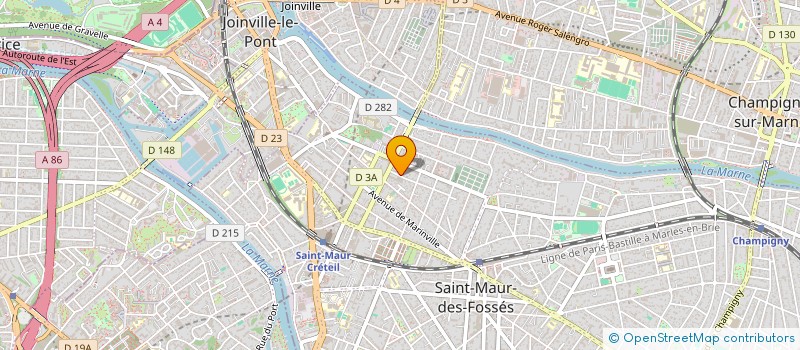 localisation de l'entreprise MADAME LYDIA DETIENNE à SAINT-MAUR-DES-FOSSES