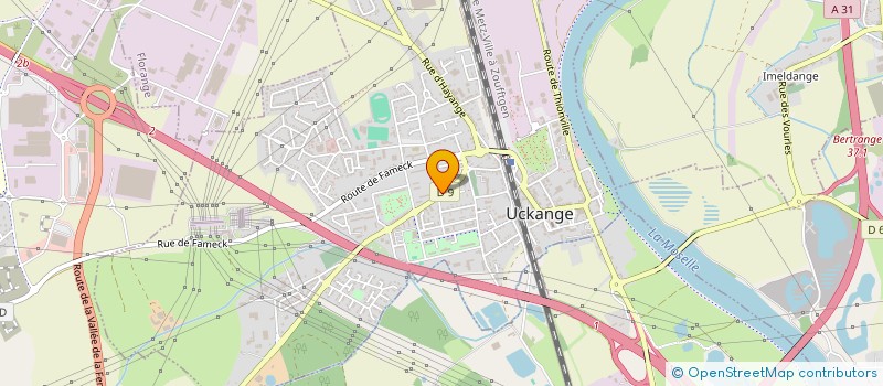 localisation de l'entreprise MADAME LYDIA DEWAEGE  UCKANGE