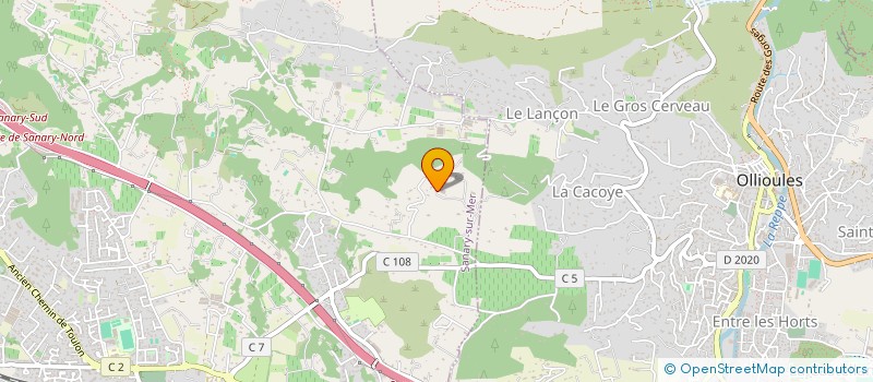 localisation de l'entreprise MADAME LYDIA DI SANTE  SANARY-SUR-MER