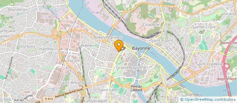 localisation de l'entreprise MADAME LYDIA DIAZ HERNANDEZ  BAYONNE