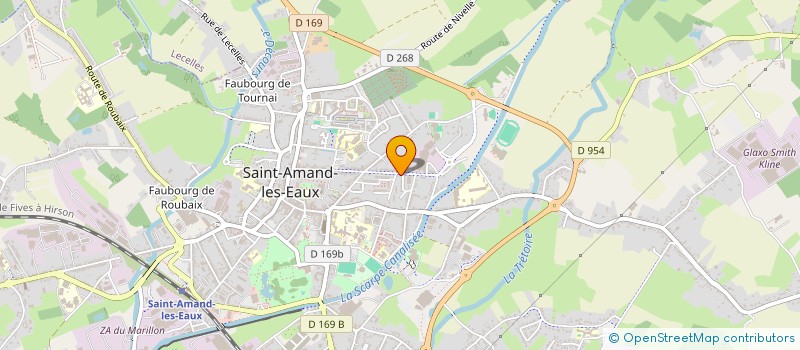 localisation de l'entreprise MADAME LYDIA DIGIRONIMO  ST AMAND-LES-EAUX