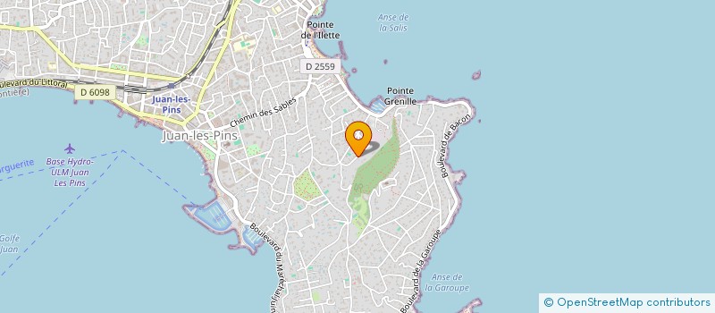 localisation de l'entreprise MADAME LYDIA DONLEY  ANTIBES