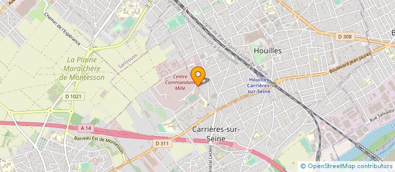 localisation de l'entreprise MADAME LYDIA DOS REIS  HOUILLES