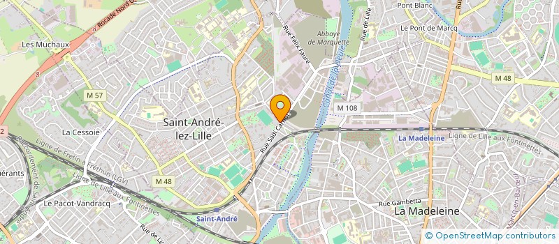 localisation de l'entreprise MADAME LYDIA DUBOIS  SAINT-ANDRE-LEZ-LILLE