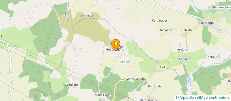 localisation de l'entreprise MADAME LYDIA DUCHENE  LANDEVANT