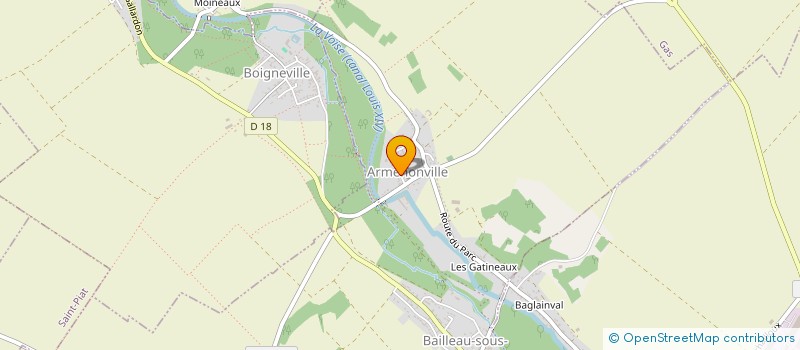 localisation de l'entreprise MADAME LYDIA DULOT à BAILLEAU-ARMENONVILLE