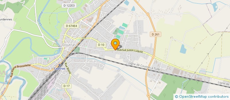 localisation de l'entreprise MADAME LYDIA ECHAREF  COUTRAS