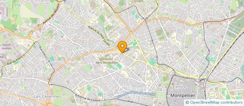 localisation de l'entreprise MADAME LYDIA EL HALW  MONTPELLIER