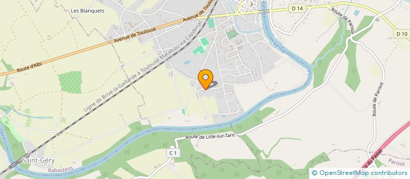 localisation de l'entreprise MADAME LYDIA EMBIALET à LISLE-SUR-TARN