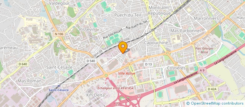 localisation de l'entreprise MADAME LYDIA ESPITALLIER  NIMES