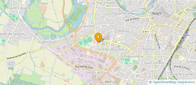 localisation de l'entreprise MADAME LYDIA EZZINE  NIORT