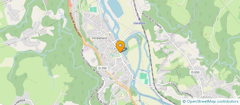 localisation de l'entreprise MADAME LYDIA FERNANDEZ BERNES  USTARITZ