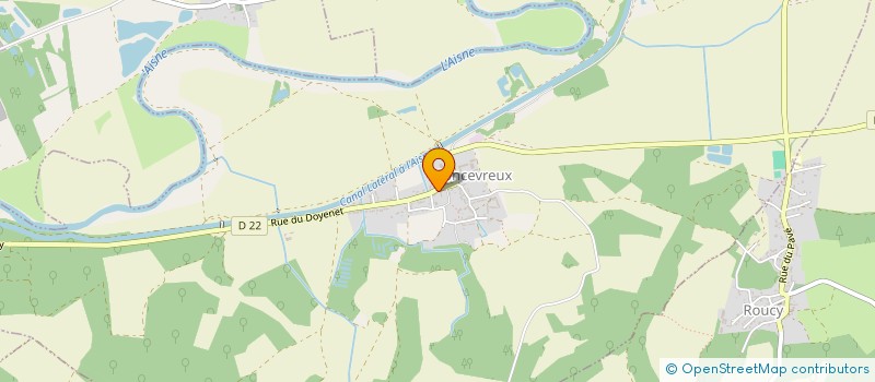 localisation de l'entreprise MADAME LYDIA FERRAZ  CUISLES