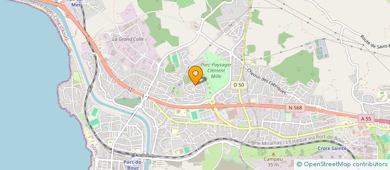 localisation de l'entreprise MADAME LYDIA FERRER  PORT DE BOUC