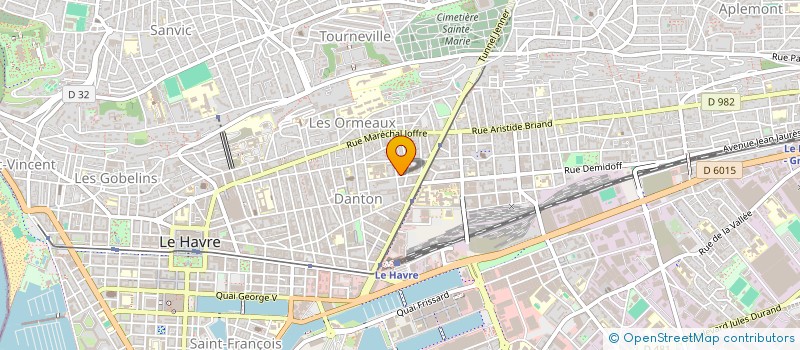 localisation de l'entreprise MADAME LYDIA FERRIERE à LE HAVRE