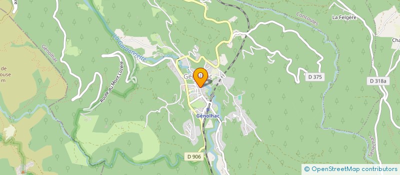 localisation de l'entreprise MADAME LYDIA FLORCHINGER  GENOLHAC