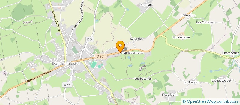 localisation de l'entreprise MADAME LYDIA FOREST  VILLARD