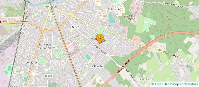 localisation de l'entreprise MADAME LYDIA GAIGNIER  LE MANS