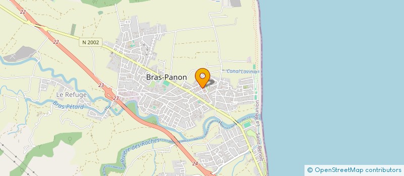 localisation de l'entreprise MADAME LYDIA GASTRIN  BRAS-PANON