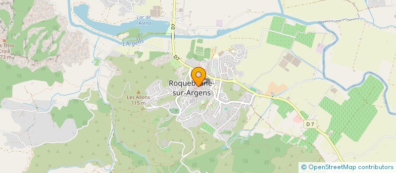 localisation de l'entreprise MADAME LYDIA GERVASONI  ROQUEBRUNE-SUR-ARGENS