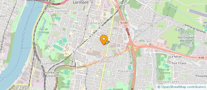 localisation de l'entreprise MADAME LYDIA GONZALEZ  LORMONT