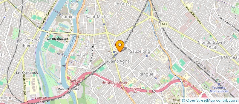 localisation de l'entreprise MADAME LYDIA GUEZ  TOULOUSE