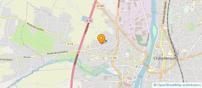 localisation de l'entreprise MADAME LYDIA HAMELIN  CHATELLERAULT