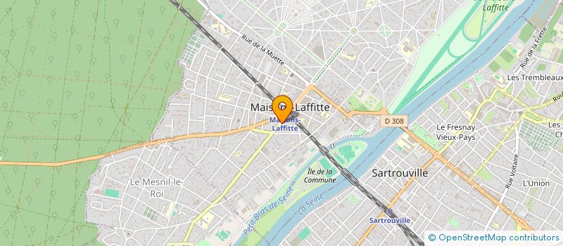 localisation de l'entreprise MADAME LYDIA HAMES à MAISONS-LAFFITTE