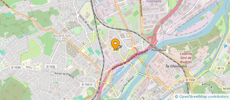 localisation de l'entreprise MADAME LYDIA HAMROUN  METZ